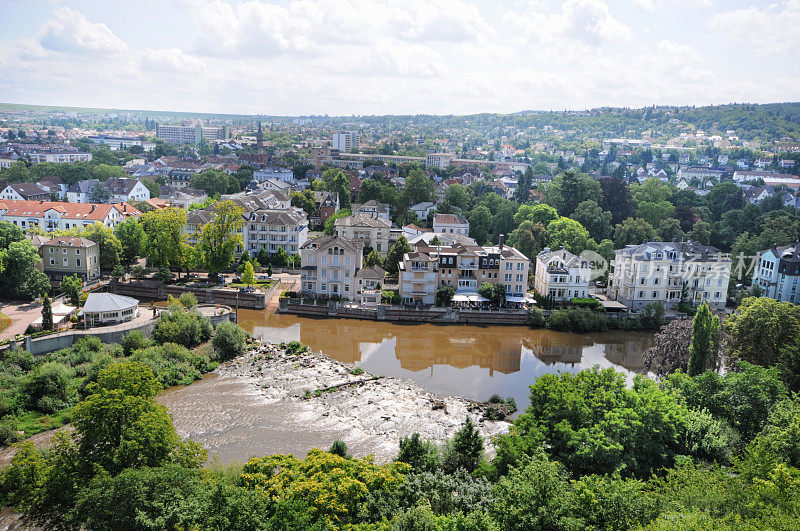 Bad Kreuznach(德国)鸟瞰图